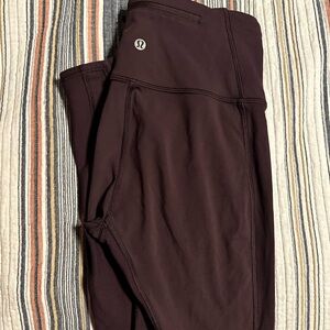 lululemon athletica Dark Brown Leggings